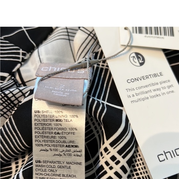 NWT Chicos Convertible Tank - Picture 3 of 12